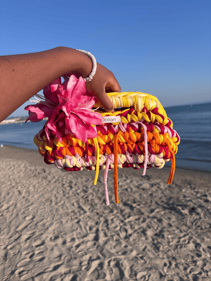 Sac crochet LE TIARÉ - Tropical Océan