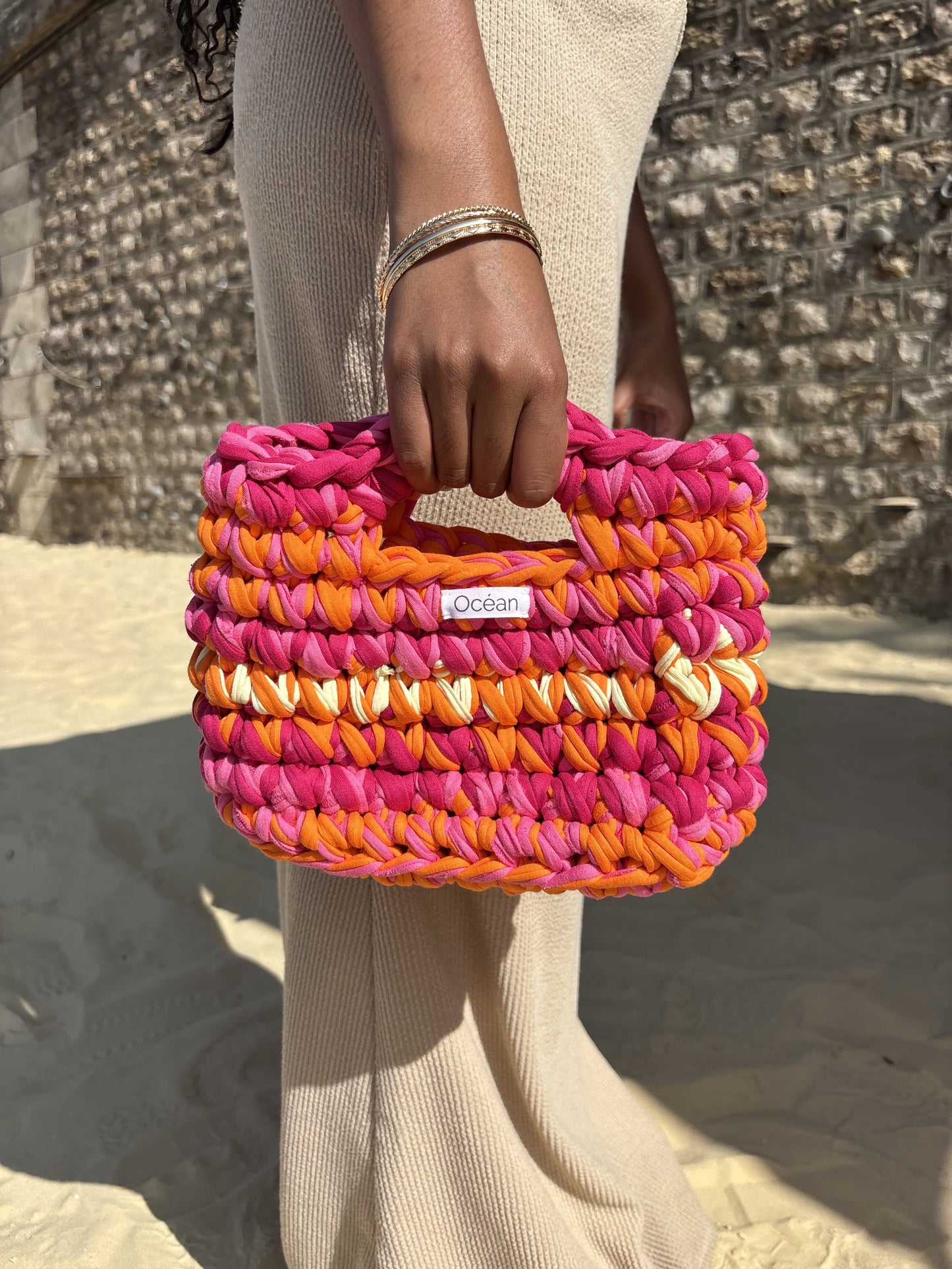 Sac crochet LE PALME - Tropical Océan