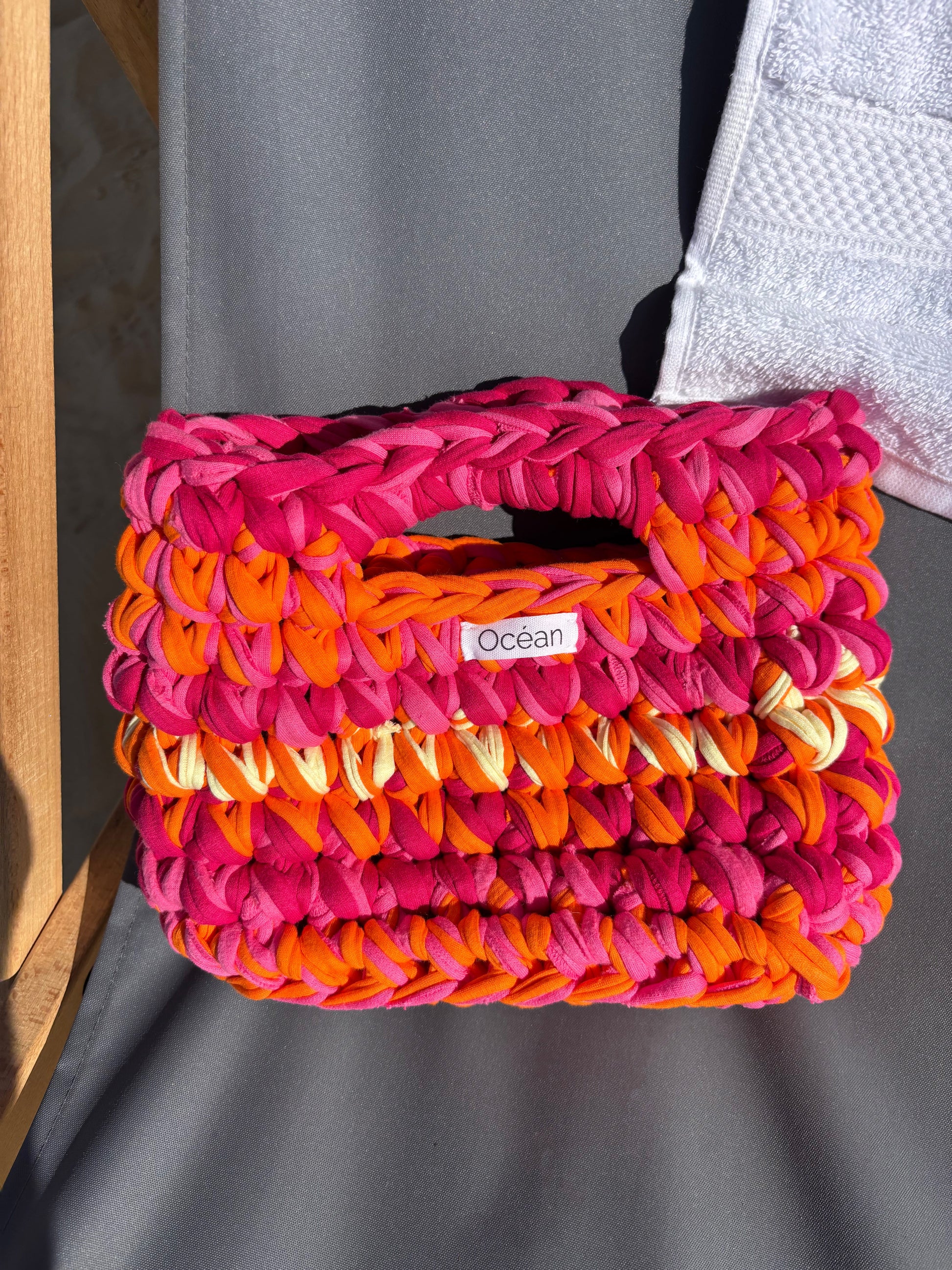 Sac crochet LE PALME - Tropical Océan